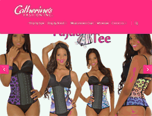 Tablet Screenshot of catherinesfashion.com